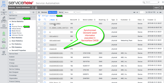 Device42 ServiceNow Connector | Device42 Software